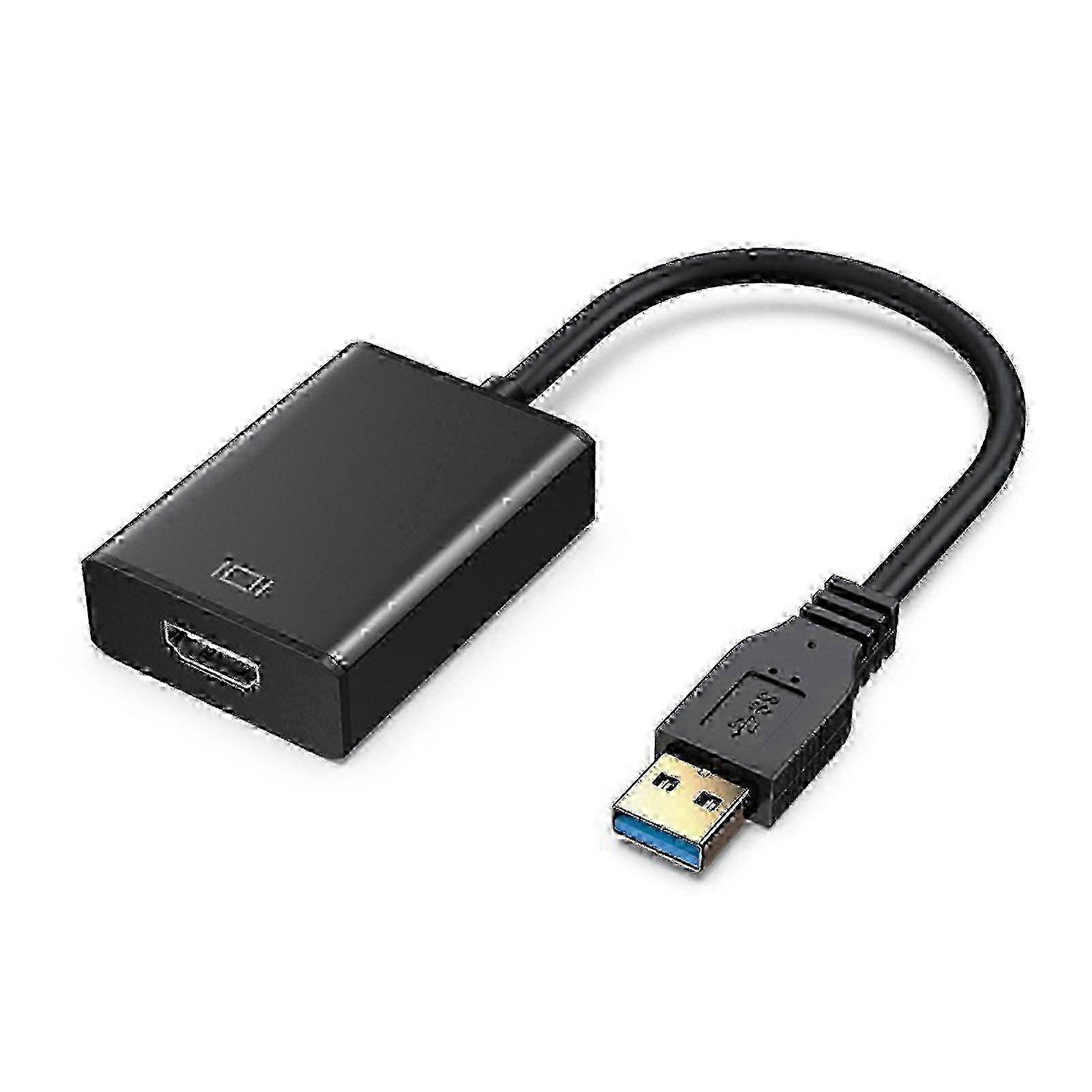 USB3.0 to HD Multimedia Interface Adapter 5Gbps 1920x1080 Resolution HD Computer Adapter for PC Monitors
