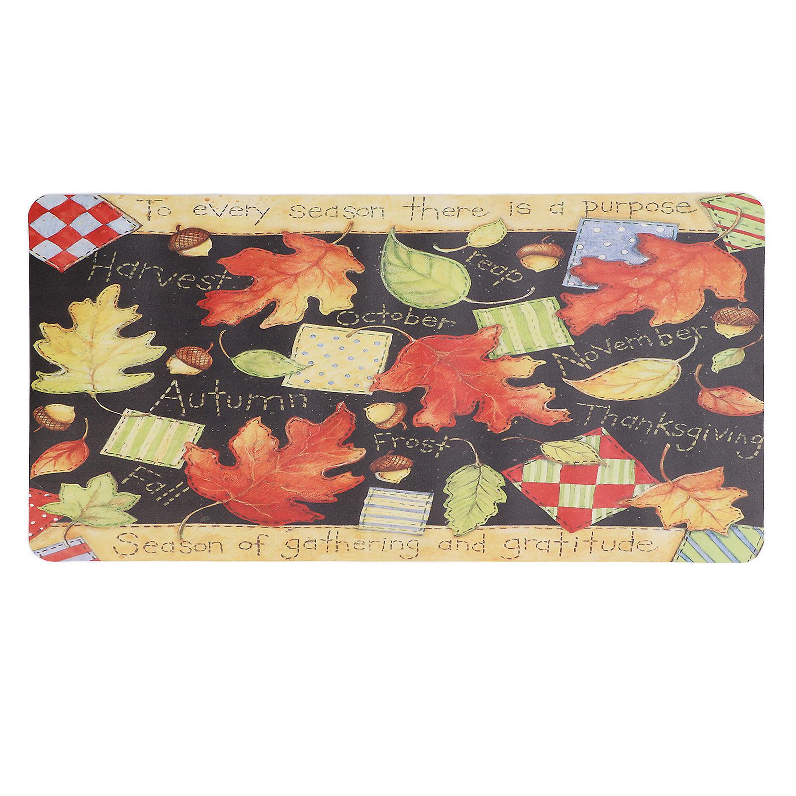 Mouse Pad Large Maple Leaves Pattern Decorative Computer Keyboard Desk Protector Mat