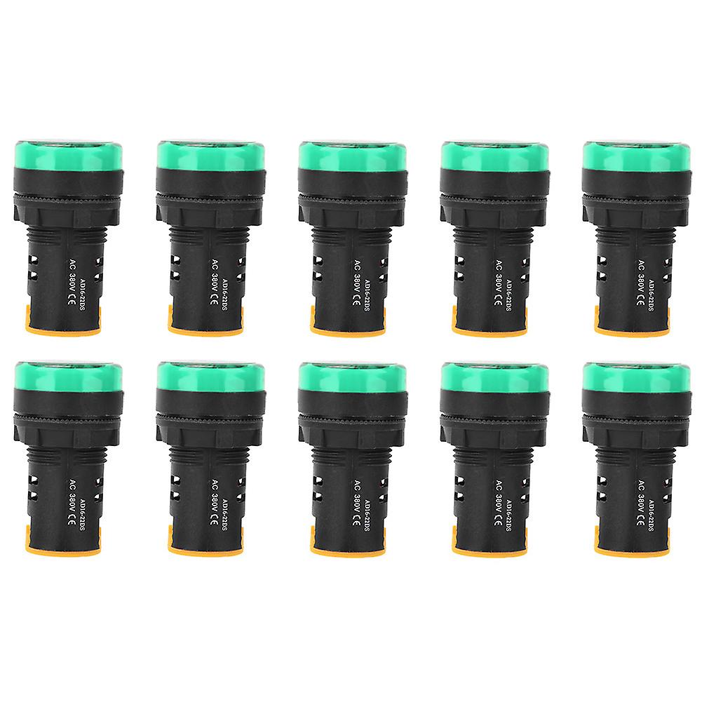 10Pcs BERM LED Power Indicator Light
PC Flame Retardant Shell 22mm Diameter 380V AD16-22D/S