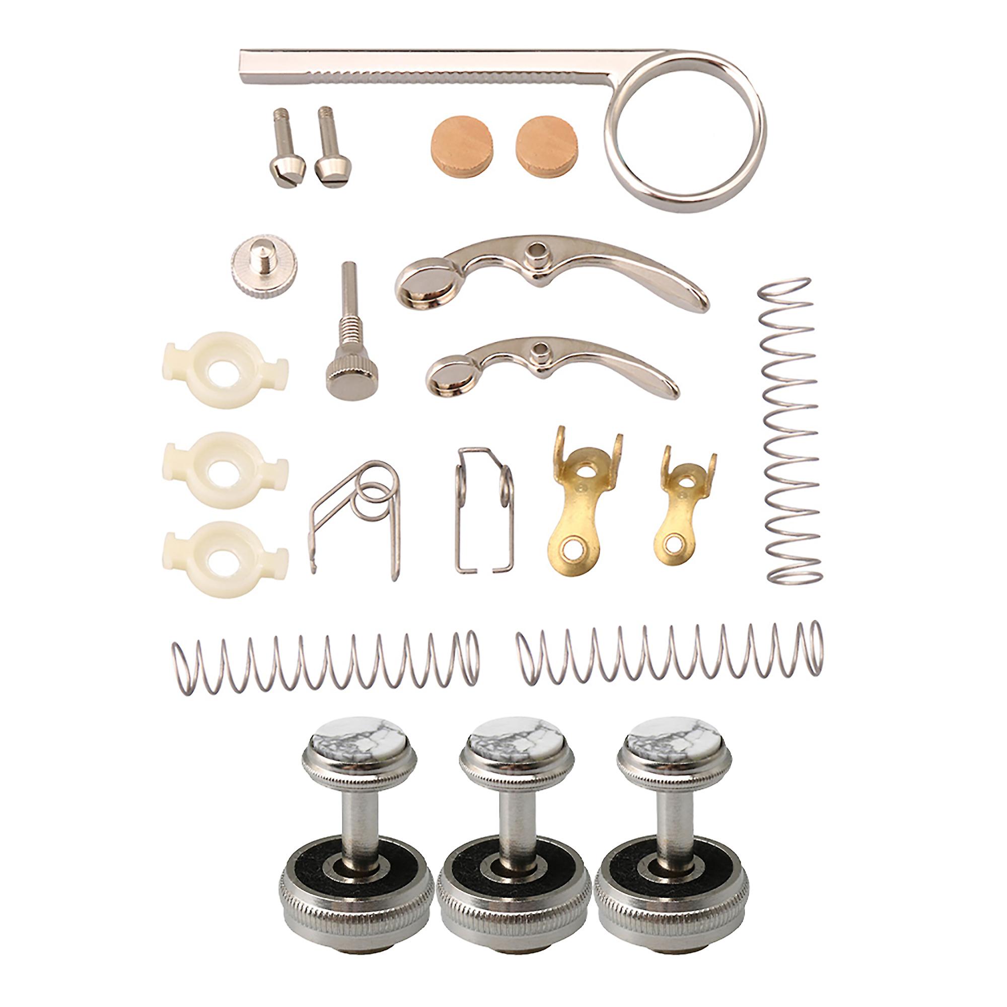 Drain Valve Button DIY Repair Kit for B Flat Trumpet Cornet w/ Cork Pad