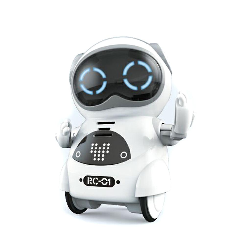 Pocket Robot Mini Robot Toys Gift Talking Interactive Dialogue Voice Recognition Record Singing Dancing Smart Robot