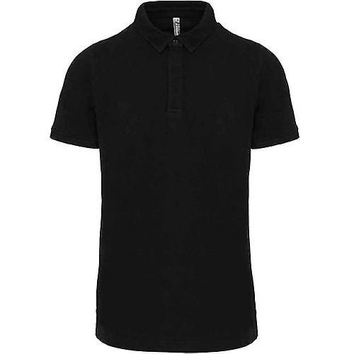 Kariban Mens Piqué Stud Front Polo Shirt