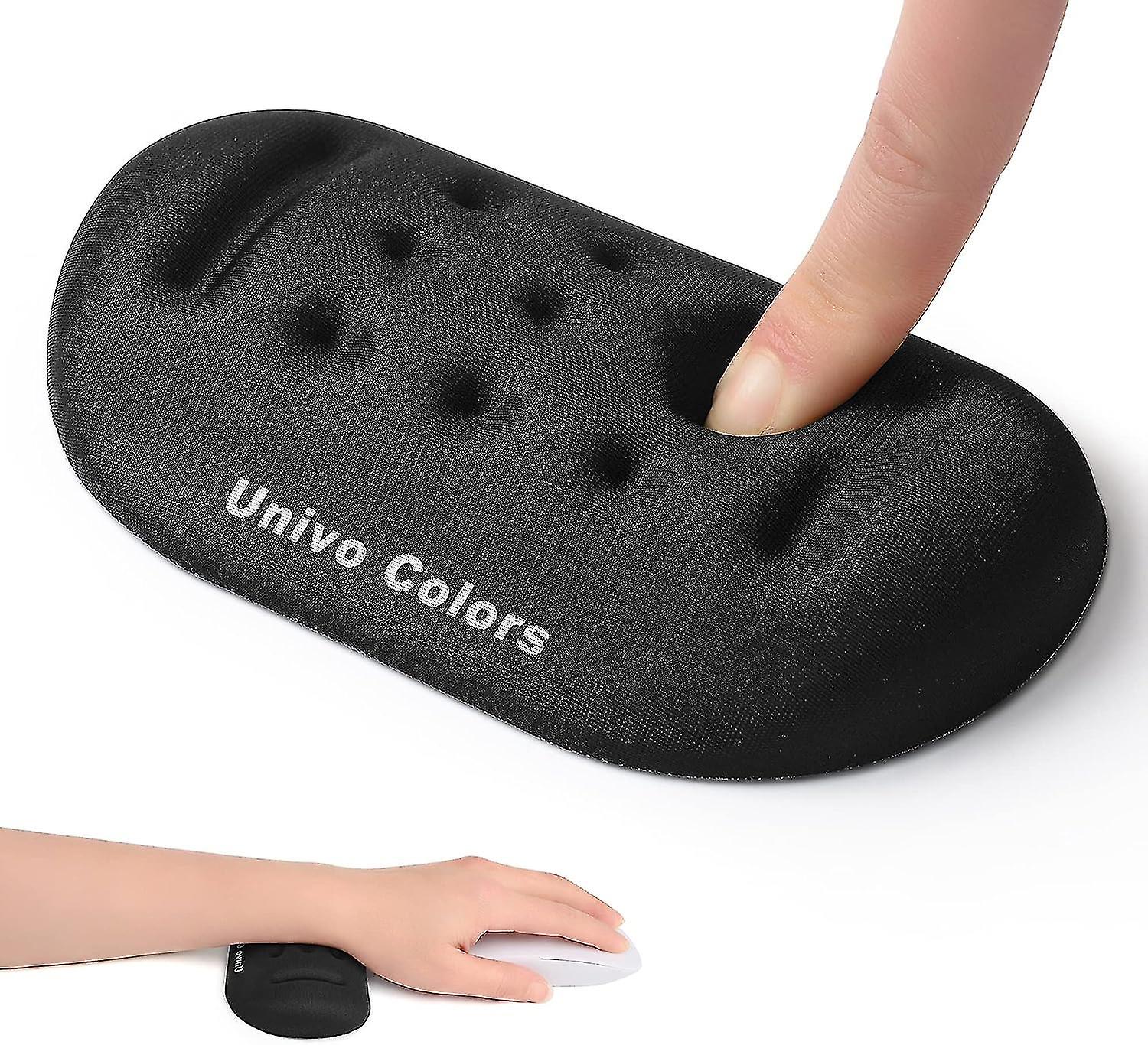 Superfine Memory Foam Keyboard Mouse Wrist Rest, Memory Foam Wrist Cushion Support Easy Typing & Pain Relief For Office
