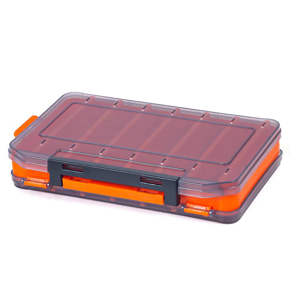 Bait Lure Storage Box with Clear Lid 14 Cells Multifunctional Sided Fishing Tackle Box Fishing Accessories for Tools