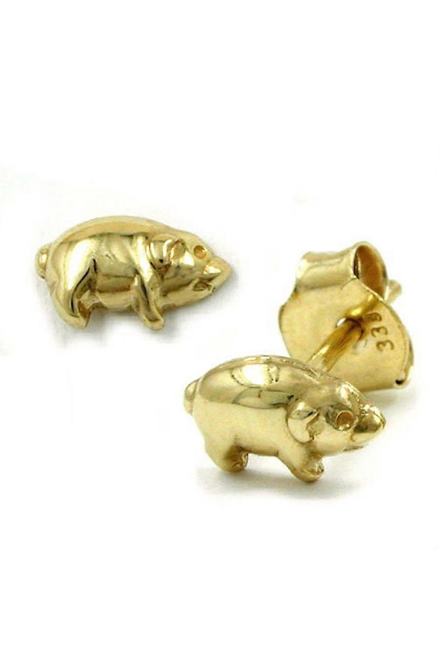 Earrings Pigs 8k Gold - Gl430608