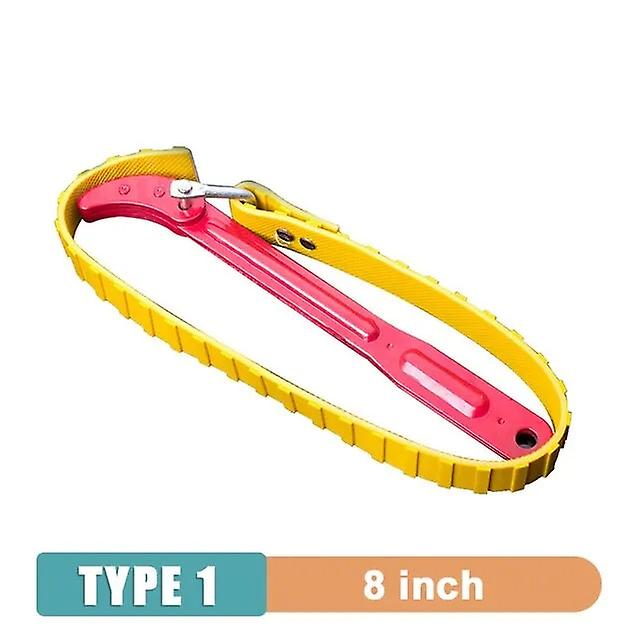 Belt Wrench Oil Filter Puller Strap Spanner Chain Wrench Strap Opener Adjustable Strap Opener Cartridge Disassembly Tool