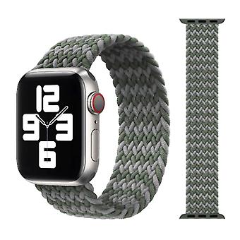 Stuff Certified® Braided Nylon Strap for iWatch 38mm / 40mm (Small) - Bracelet Strap Wristband Watchband Gray-Green