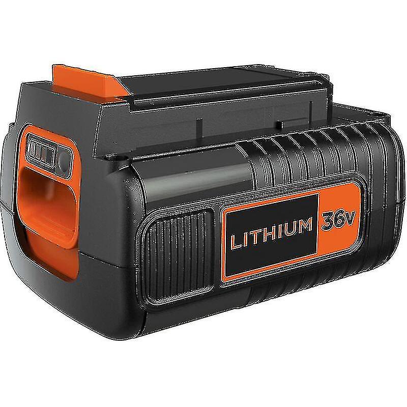 Promozione autunnale, batteria al litio 36v 2Ah, compatibile con tutti gli strumenti 36v Black + Decker, nessun effetto memoria, bassa autoscarica, pratica, compatta e ver