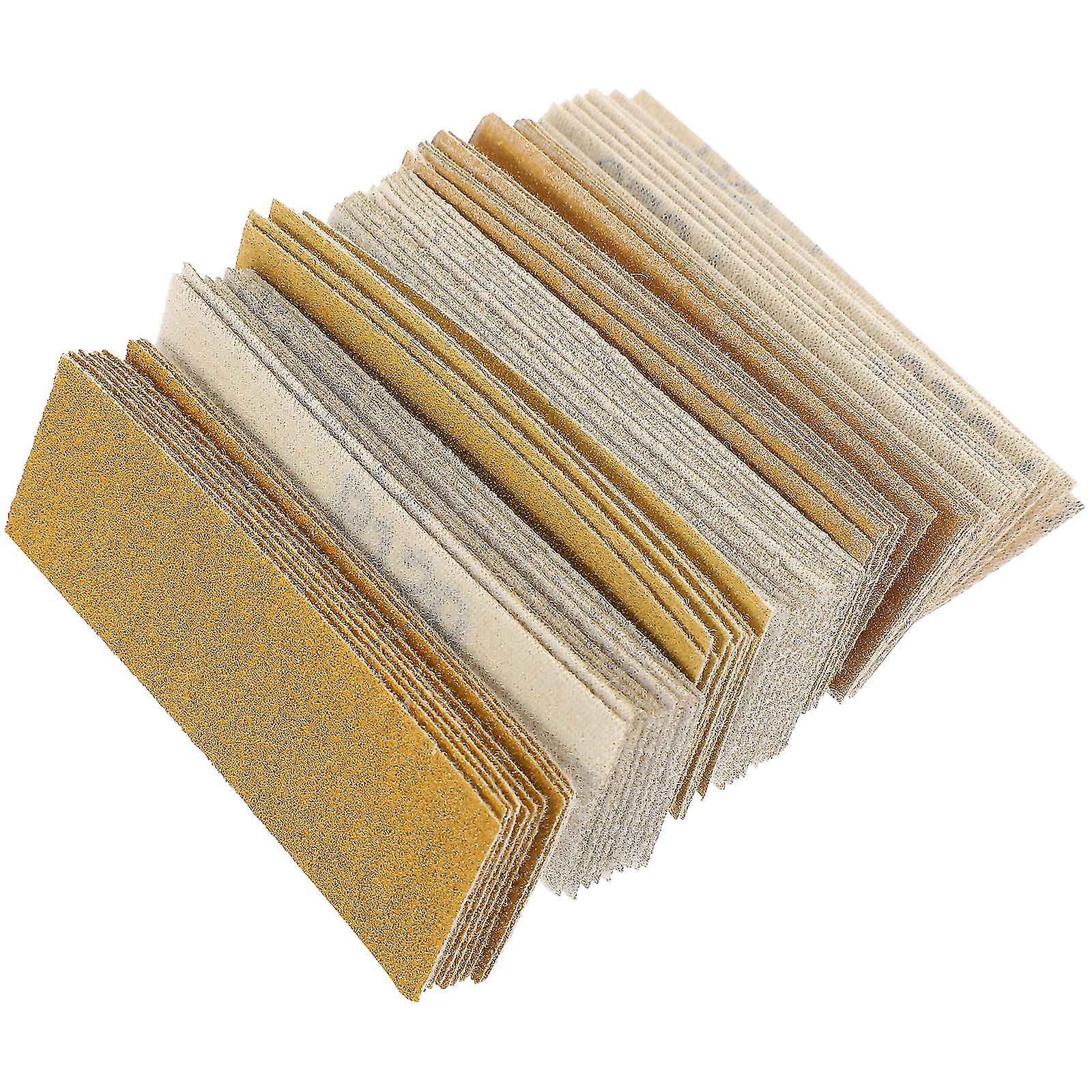 60 Sheets Sand Paper Small Sanding Tools Assortment Sand Paper 80#/120#/150#/180#/240#/320#