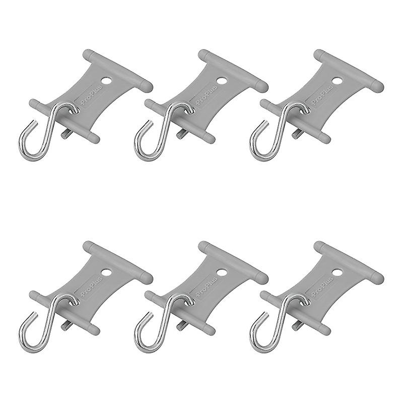 Hanger with S-hook for tent rail 5/6mm and 7/8mm - set of 6 pieces