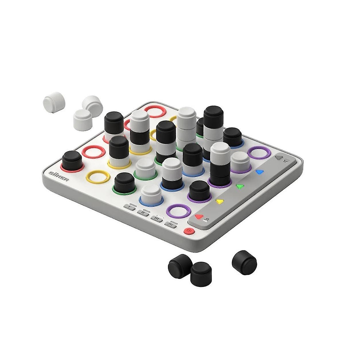 Smart Piral Chess Four Colorful 3d Electronic 4 In A Row With Intelligent Ai-powered Strategy Board 