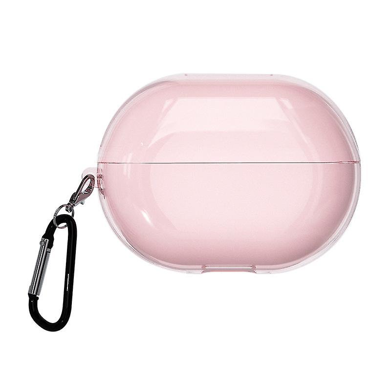 Earphone Case For Huawei Freebuds Pro Transparent Pink Green With Keychain