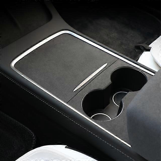 For Tesla Model 3 Y 2021 2022 Center Console Panel Sticker Wood Grain Film Carbon Central Control Cover Car Interior Accessories
