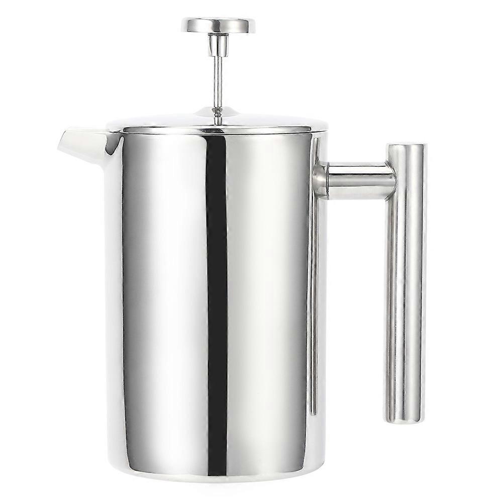 Multifunction 304 Stainless Steel Double‑Deck Coffee Pot Tea Kettle Kitchen Accessory800ml