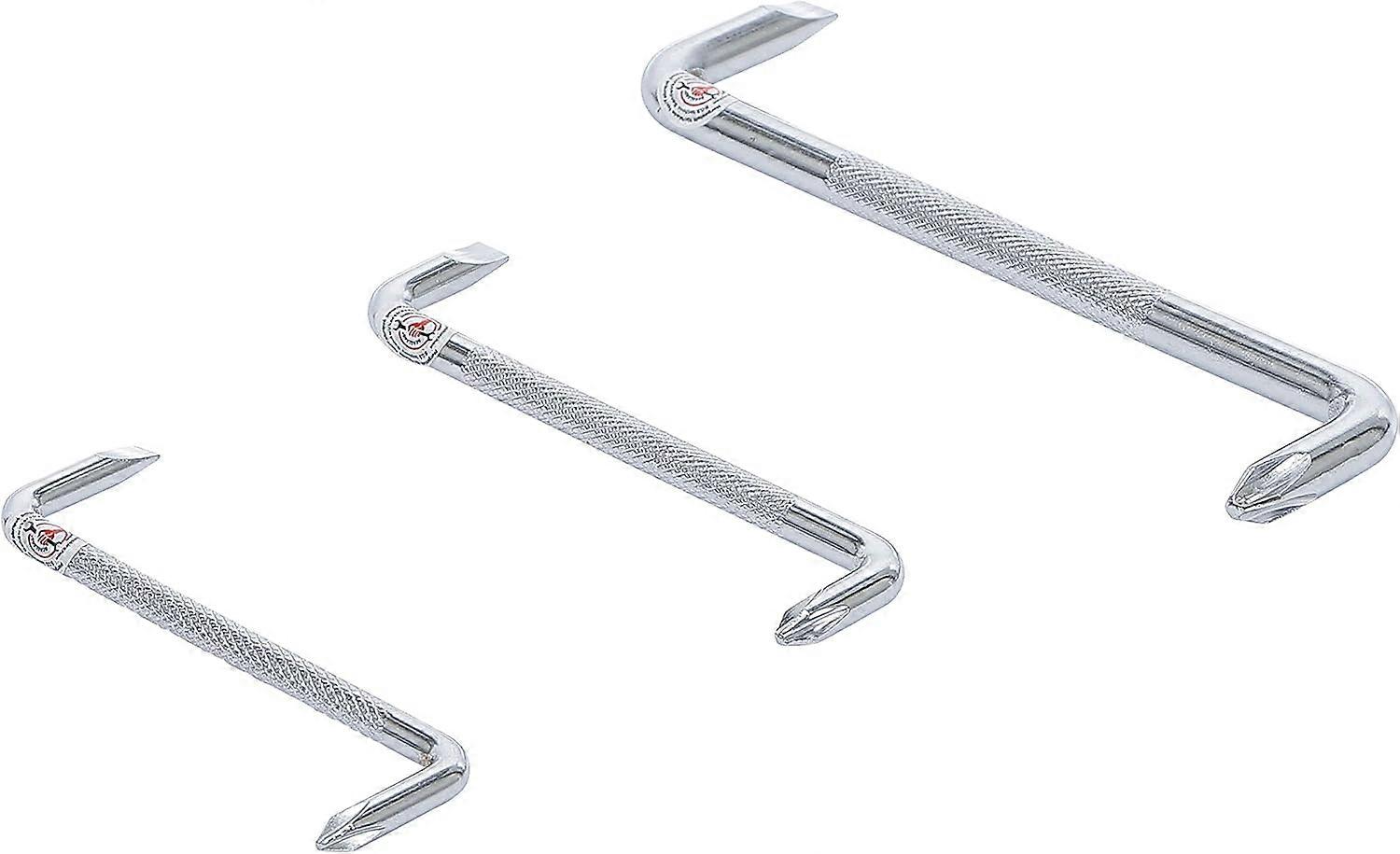 DIY 7982 | Angled Screwdriver Set | flat/cruciform | 3 pieces