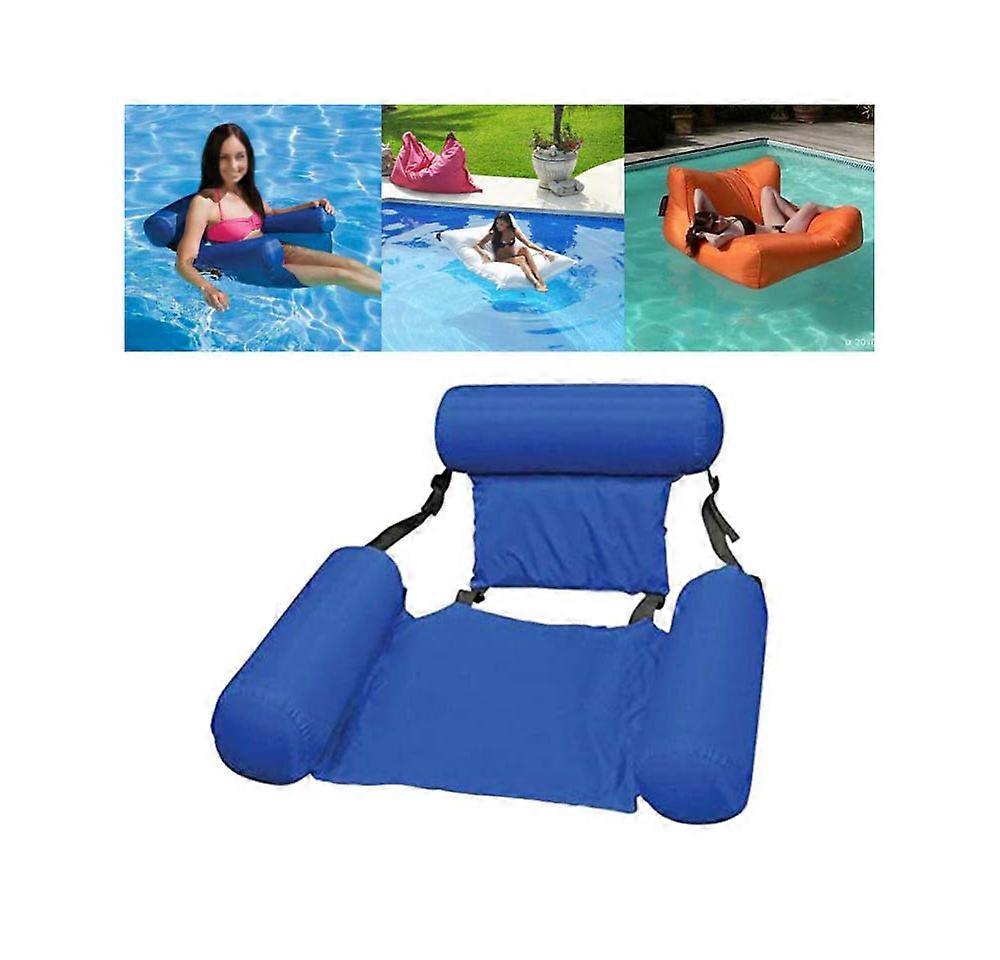 Floating bed with backrest - Inflatable pool hammock for adults - Floating chair - Ultra comfortable floating range Does not contain an inflatable dev