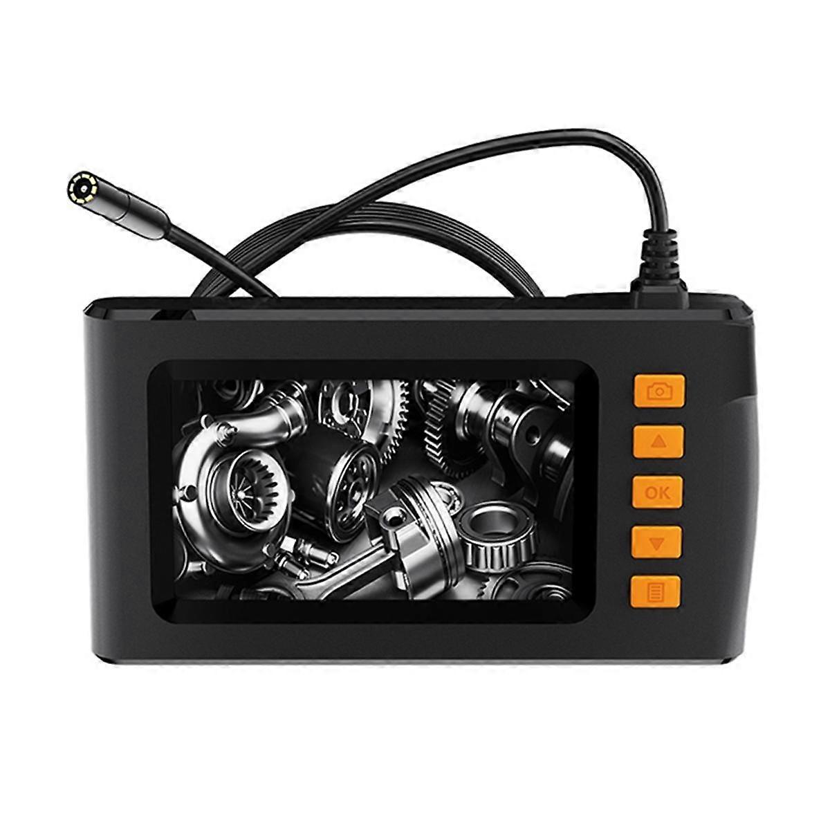 For Camera 8mm Waterproof IP67 HD Inspection Borescope Camera 4.3 Inch Screen Camera