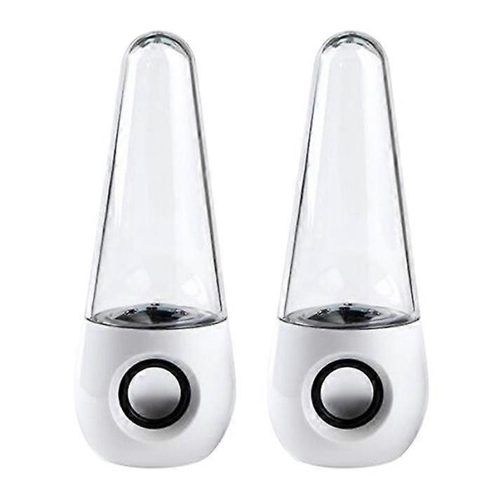 Portable Wireless Speaker For Phthalwater, Colorful Led Light, Fountain Sound, Phone, Computer