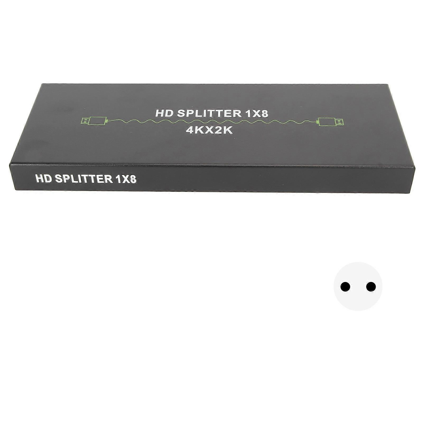 4k Hd Multimedia Interface Splitter 1x8 1 In 8 Out Hd Multimedia Interface Splitter Splicer Extender 100240v Eu Plug