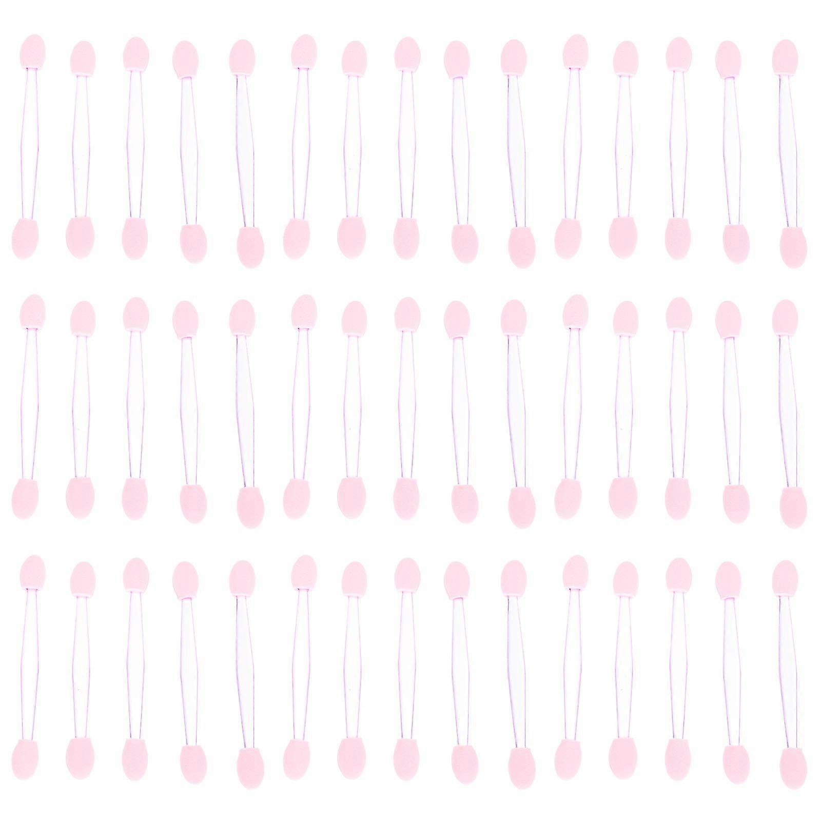 100PCS Disposable Double-headed Eyeshadow Brush Eyeshadow Makeup Brush Stick