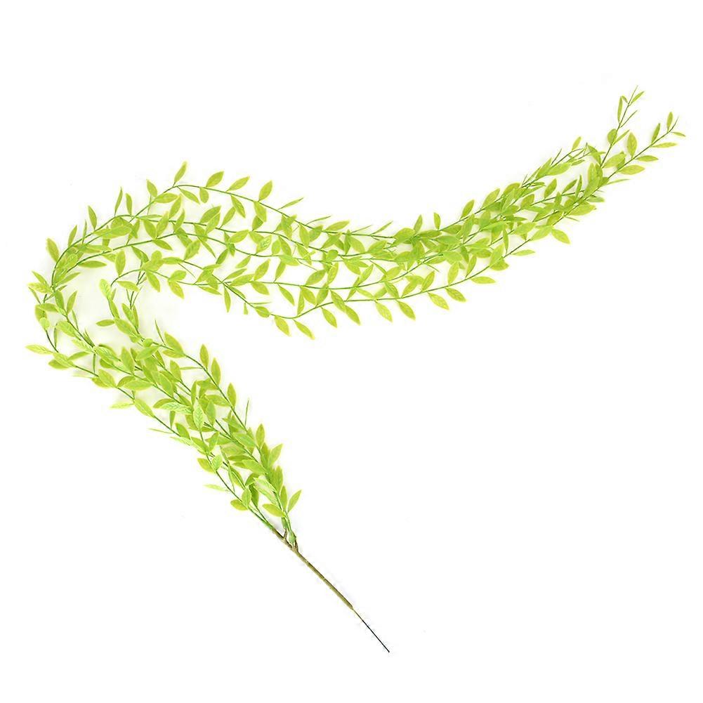 Plastic Weeping Willow Wall Hanging  Artificial Leaves Plant Wedding Decor