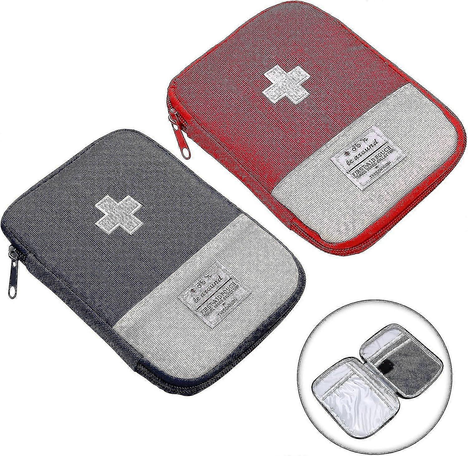 Bag First Aid Set 2 Pieces First Aid Kit Empty First Aid Bag Mini First Aid