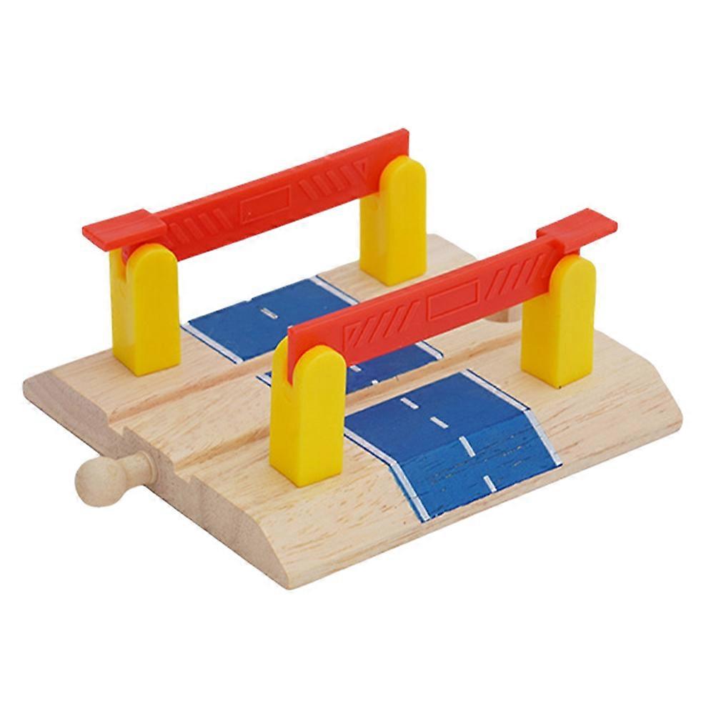 Train Track DIY Railing Barrier Barricade Plaything Simulation Railway Road Block Prop