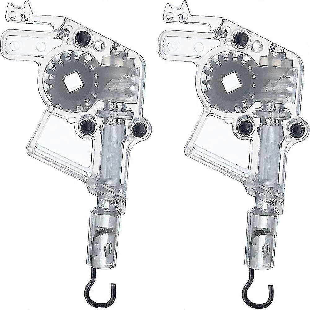 Wand Tilter For 2" Low Profile Horizontal Blinds Tilt Mechanism Hook Connection With Square Shaped Gear Low Rail Blinds Accessory(2pcs, White)-In stoc