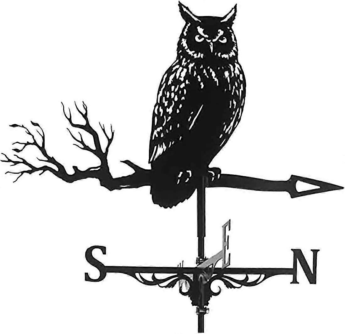 Weathervane, Metall, dekorative, retro, ugle