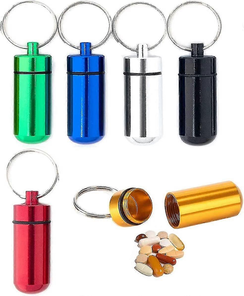 Pill Box Keychain Pill Box Waterproof Pill Case Pill Box Keychain Pill Box Metal