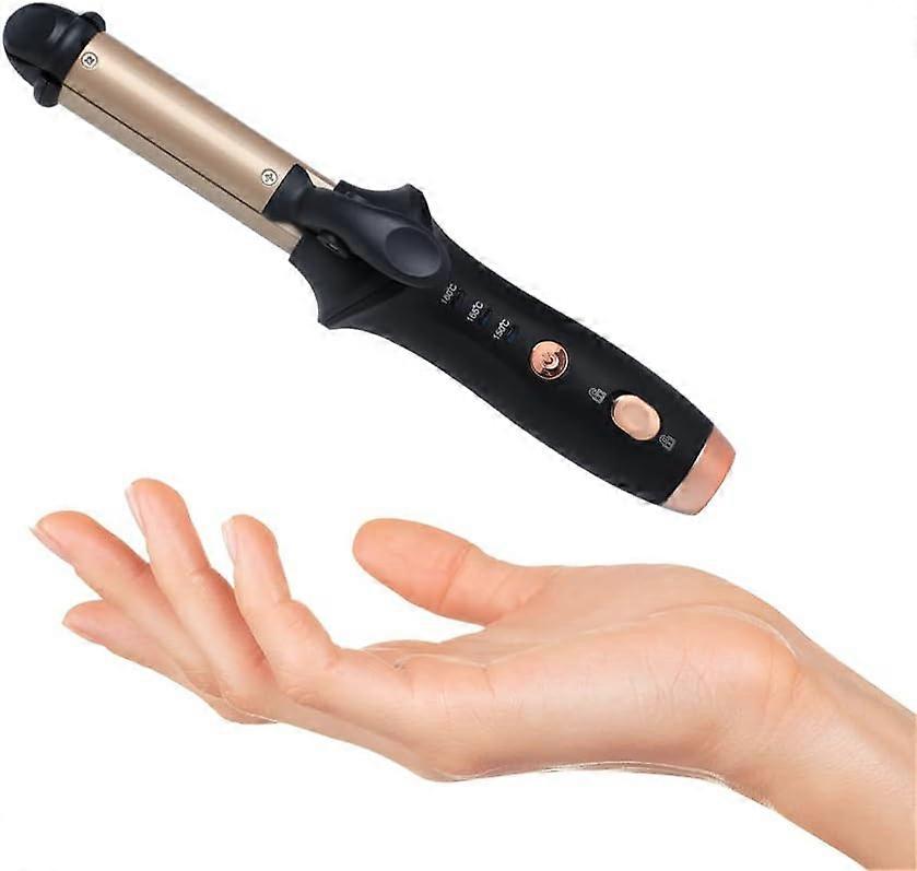 Johdoton hiuskiharrin, 2 in 1 matka minihiuspihdit lyhyille hiuksille, pienet kannettavat USB-ladattavat langattomat suoristusraudat Ohut litteä silitysrauta keraamisella plalla