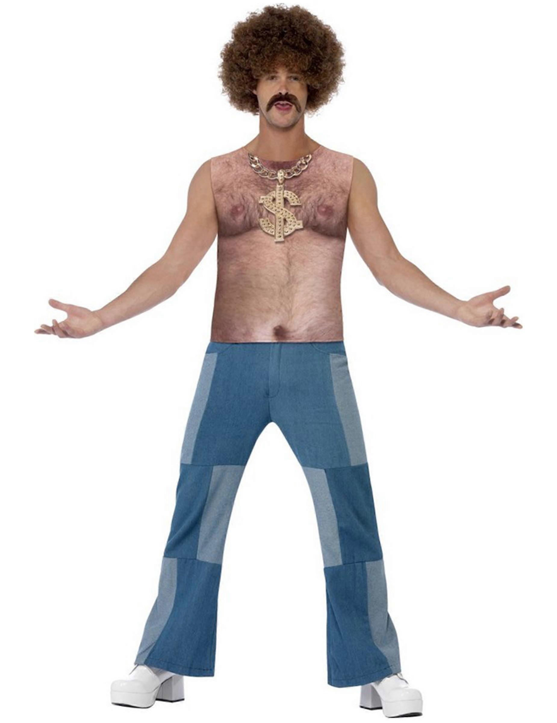 Adult hairy chest t-shirt