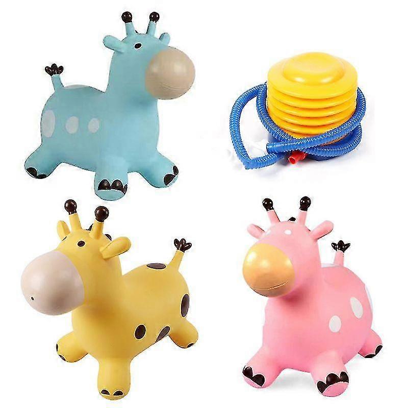 Bouncy Giraffe Hopper Inflatable Jumping Giraffe Bouncing Animal
