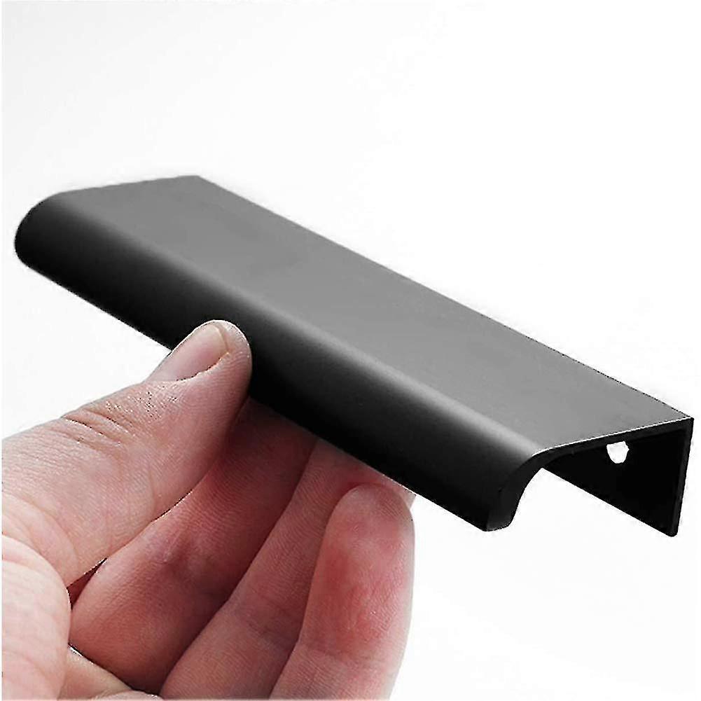 10 Pcs Modern Style Finger Edge Pull Furniture Drawerhandles Hidden Cabinet Kitchen Drawer Handles Knobs