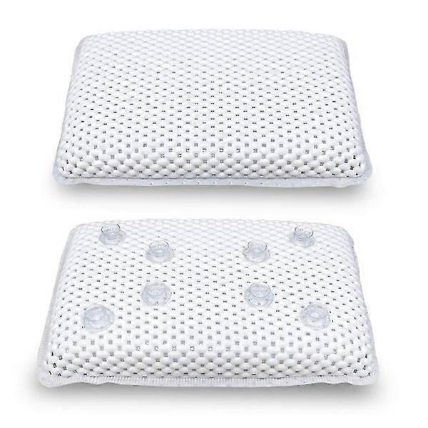Bath Pillows with Suction Cups for Spa Comfort