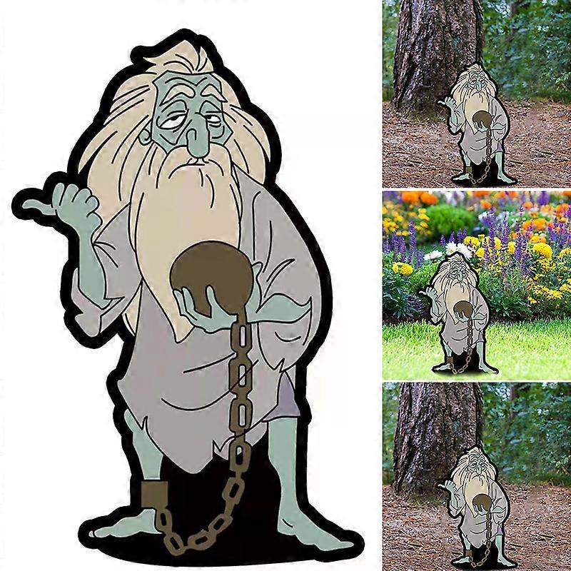 Creative Garden Old Man Ornament Spersonalizowany odkryty mikro krajobraz Stake do dekoracji trawnika Courtyard Nowy