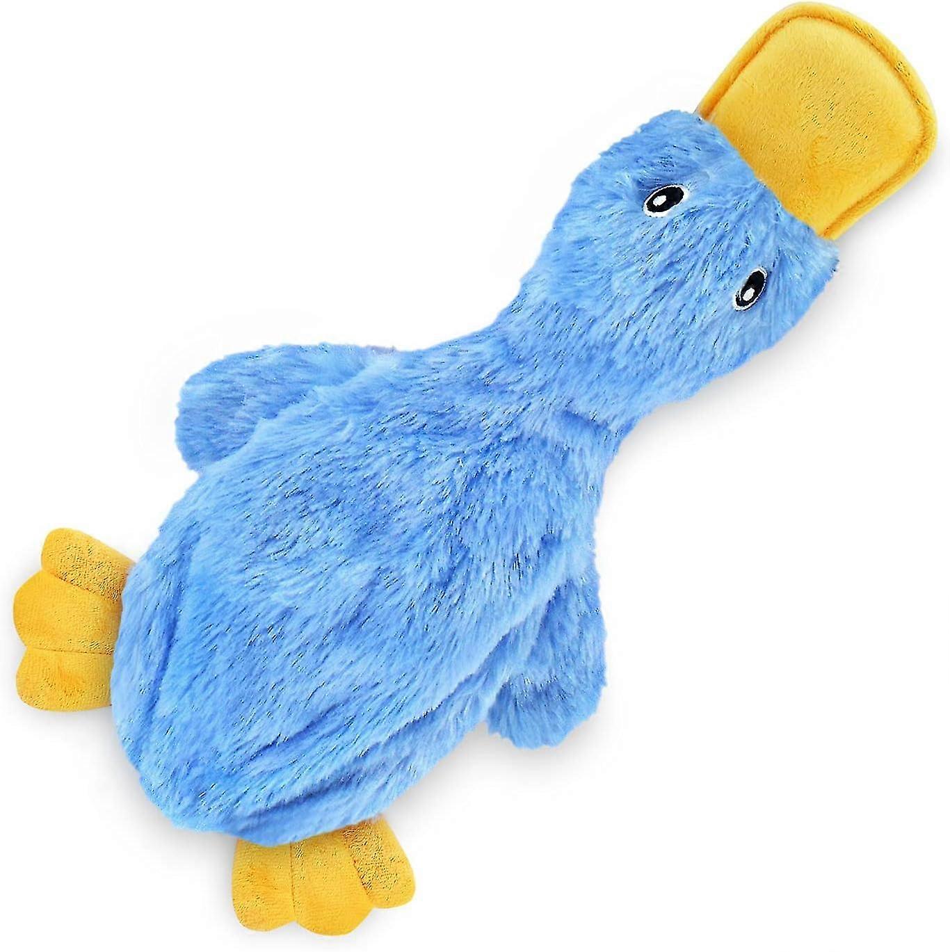 Dog toy, cute non-stuffed duck, soft sounding, great for indoor puppies and older puppies, plush, easy to chew and play with