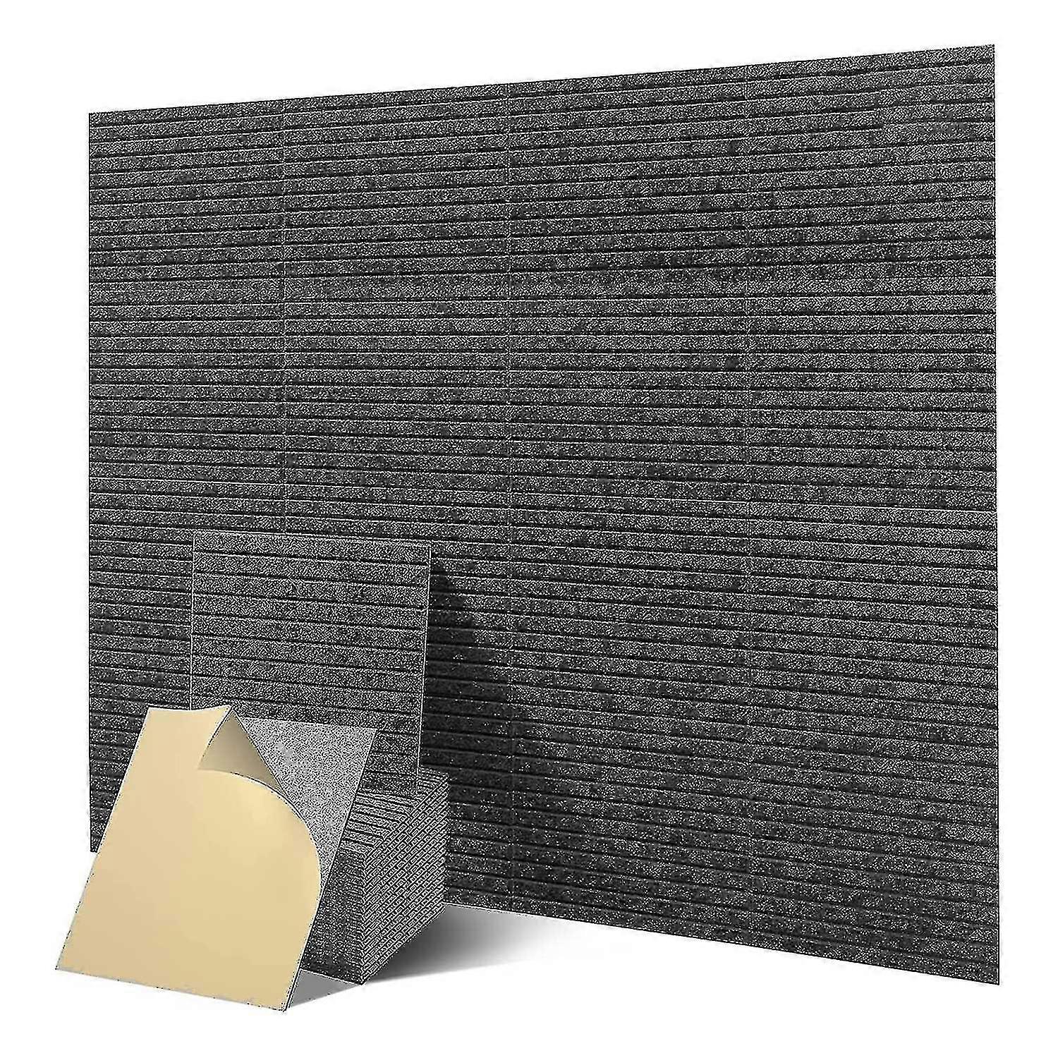 16 Pcs Pro Grade Acoustic Panels,sound Proof Wall Panels(dark Grey)