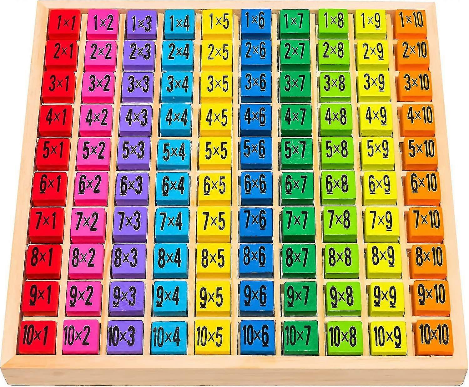 1x1 For Elementary School Students / Wooden Arithmetic Board