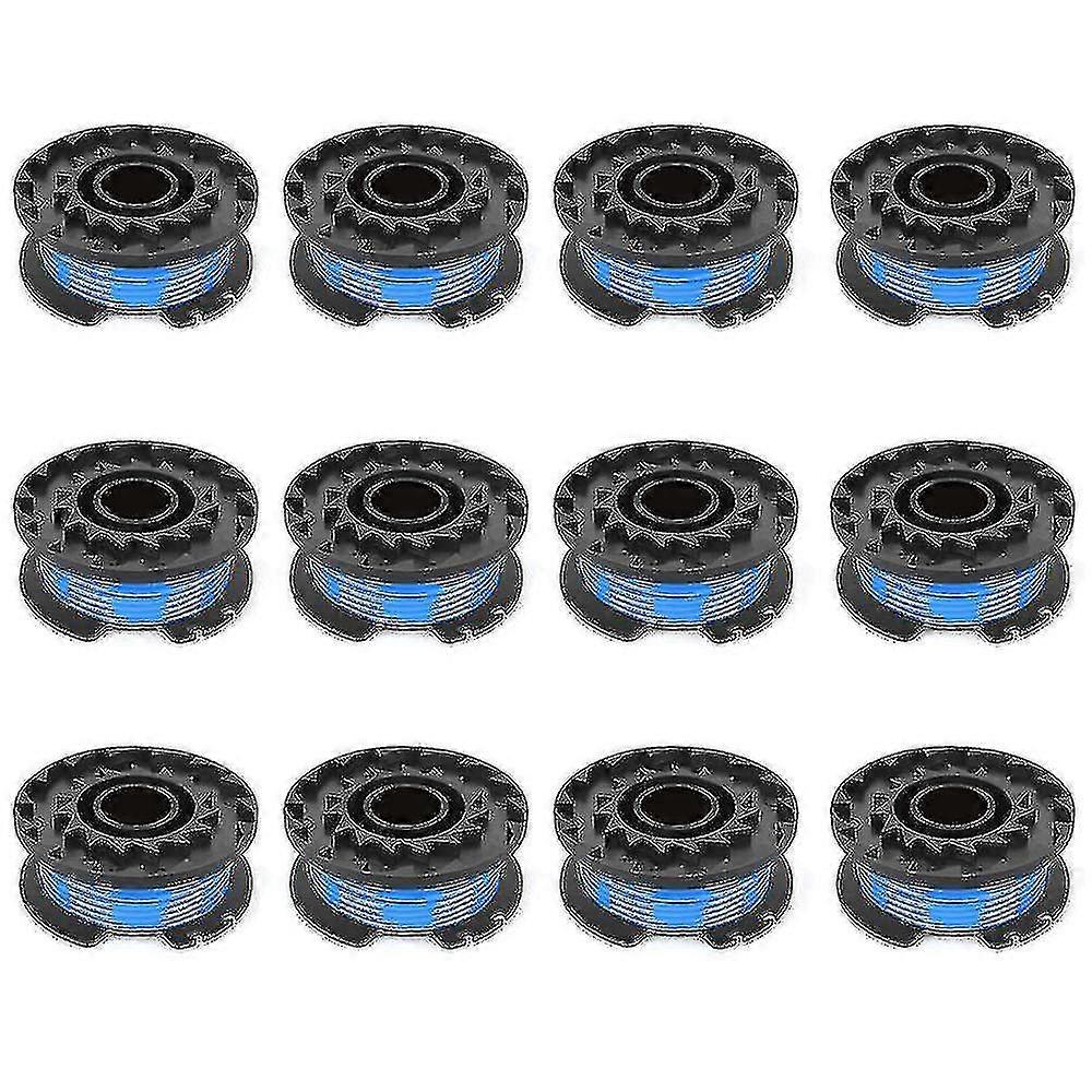 12 Pack Auto-feed String Replacement Trimmer Spool For Greenworks