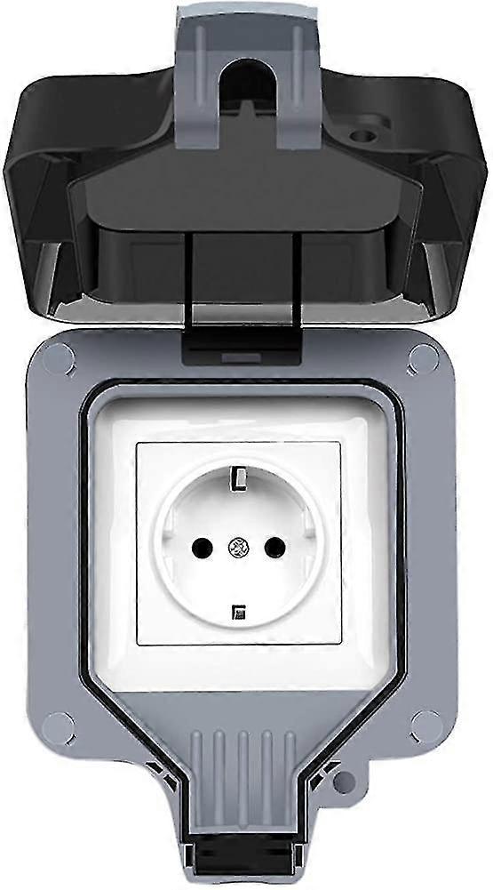 Waterproof Socket With Switch Control Lamp, Ip66 Flood Control Weatherproof