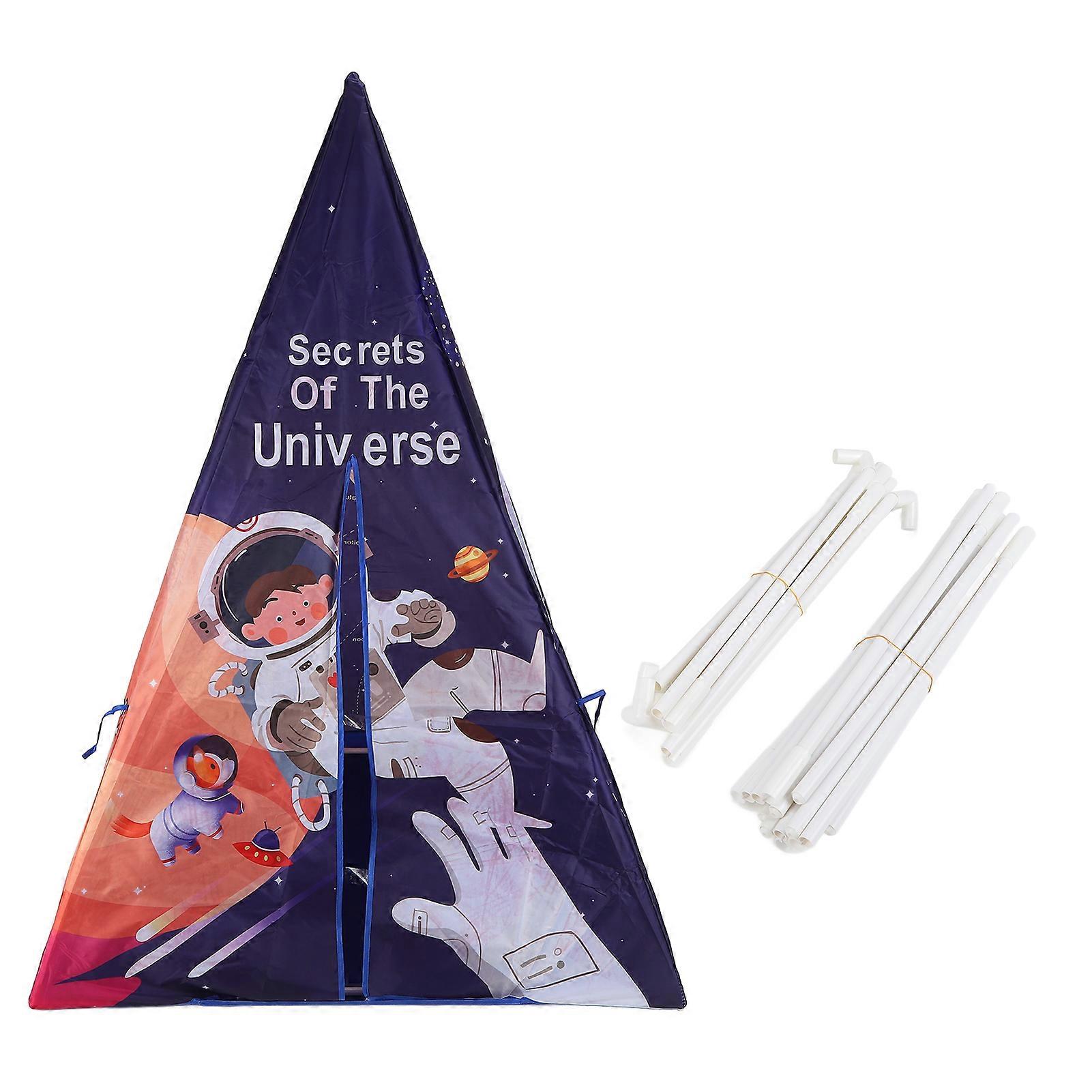 Space World Kids Play Tenda pieghevole Tenda interna all'aperto Playhouse Cosmic Exploration Tenda per bambini