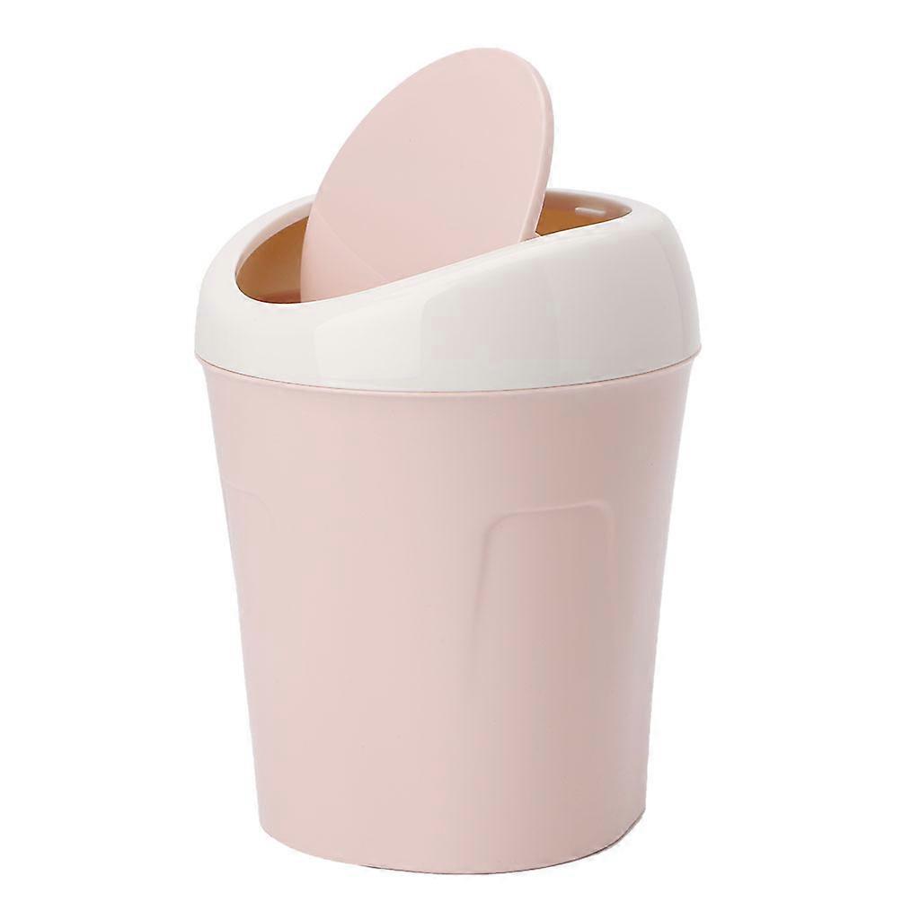 Mini Desktop Garbage Can Trash Waste Bin Basket  Dustbin Container Home Car for