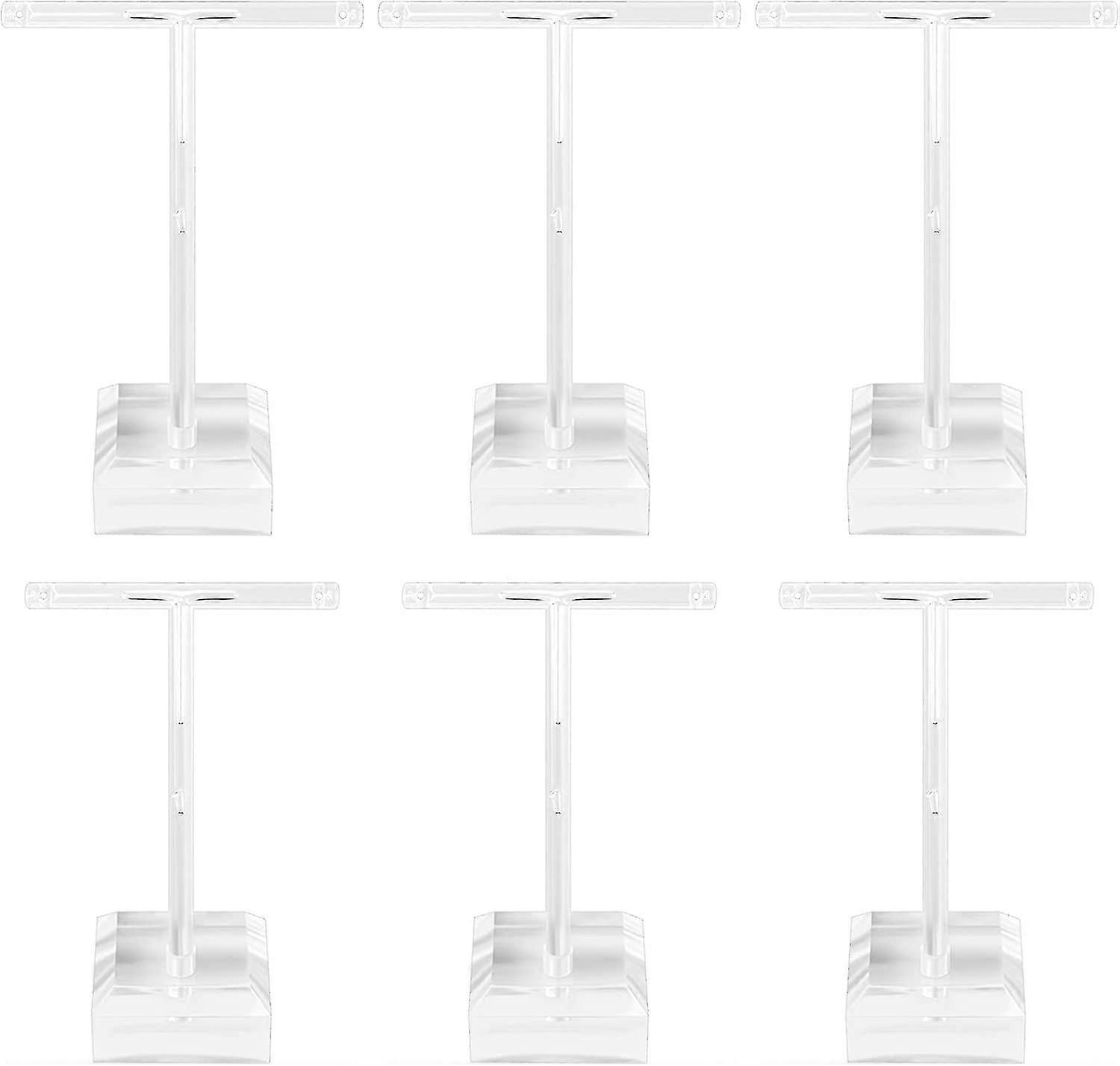 Earring Display Holder, Acrylic Earring Holder Stand T Shape Earring Display Rack Transparent Earring Display Stand For Earring Jewellery Holder (2 Si