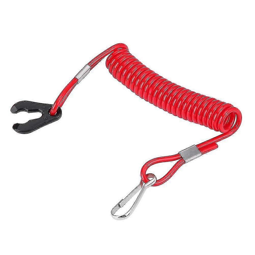 Universal Boat Outboard Engine Ignition Emergency Kill Stop Switch Keys Lanyard Rope Clip T