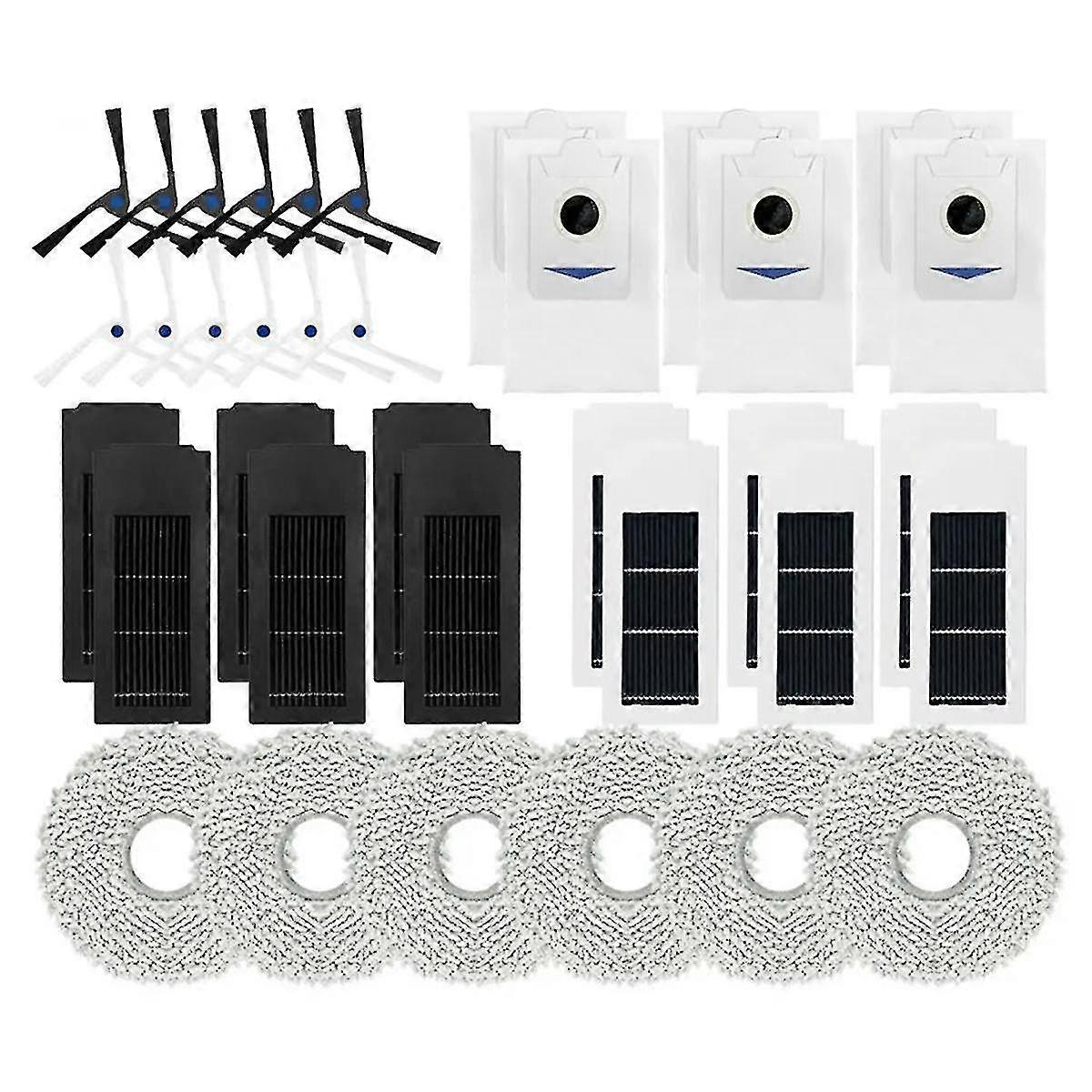 For Deebot X2 / X2 Omni / X2 Pro Robot Vacuum Cleaner Side Brush Hepa Filter Dust Bag Mop Cloths Ac