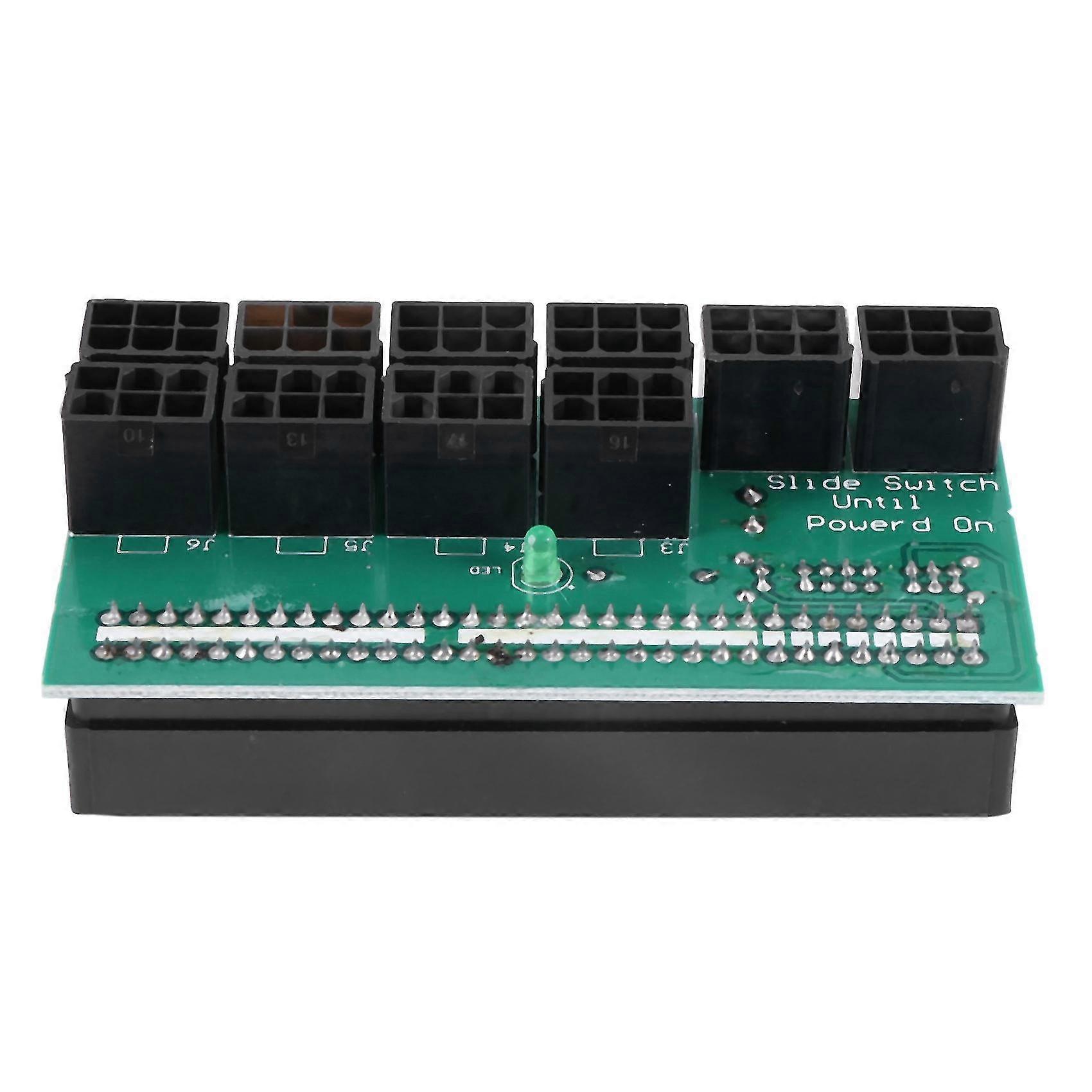 Breakout Board 1600w voor Ethereum Eth Zec Mining Server Power Supply Adapter Gpu PSU 10x6pin Hub Fo