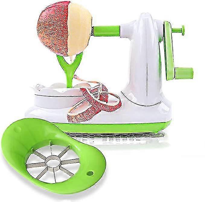 Apple Peeler, Pear Peeler With 8 Wedges Apple Slicer And Corer, Stainless Steel Blades