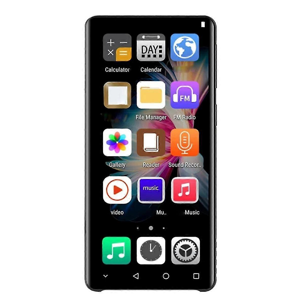 Music Player Wifi Mp3 Mp4 Player 4-inch Touch Screen Bluetooth For Android 8.1 With Speaker, Fm, E-book, Recorder, Video