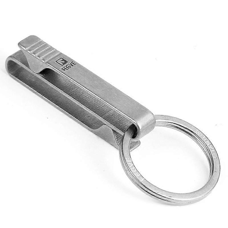 Titanium Durable Keychain Luxury Car Key Ring Waist Hanging Buckle